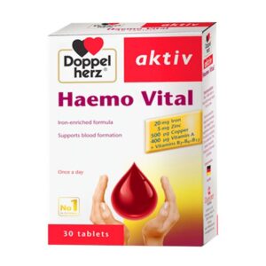 Viên uống bổ sung sắt Doppelherz Aktiv Haemo Vital 30 viên