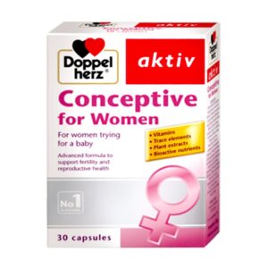 Viên uống hỗ trợ điều trị hiếm muộn cho nữ Doppelherz Conceptive for Women 30 viên