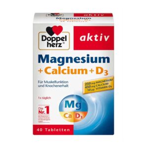 Bổ xương khớp Doppelherz Magnesium + Calcium + D3 Hộp 40 viên