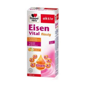 Doppelherz Eisen Vital Flussig Vị Cam Táo, 500 ml