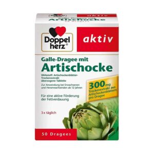 Bổ gan Doppelherz Artischocke 300mg 50 viên