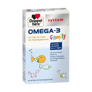 Viên uống Doppelherz Omega 3 Family Hộp 60 viên