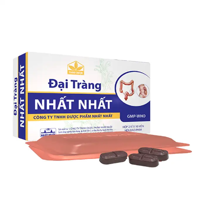Đại tràng Nhất Nhất 2 vỉ x 10 viên – Thuốc viêm đại tràng