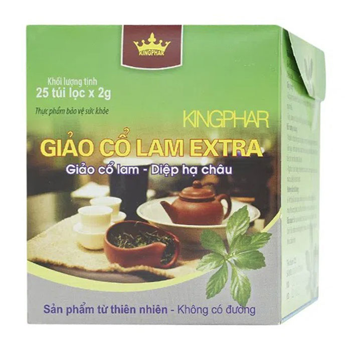 Kingphar Giảo Cổ Lam Extra 25 túi lọc