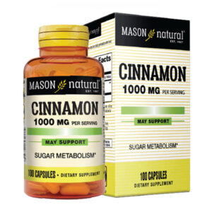 Viên uống hỗ trợ chuyển hóa đường Mason Cinnamon 1000mg 100 viên