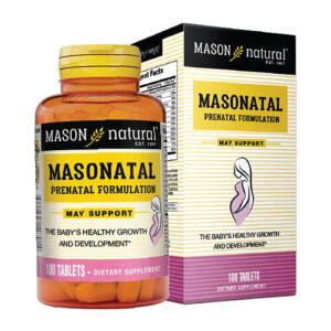 Masonatal Prenatal Formulation Mason Natural 100 viên – Viên uống bổ bầu