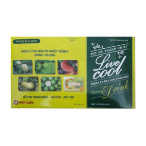 Live Cool (Dưa gang) Nam Dược 10 gói - Bột sủi thanh nhiệt