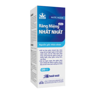 Nước ngậm răng miệng Nhất Nhất Plus 120ml