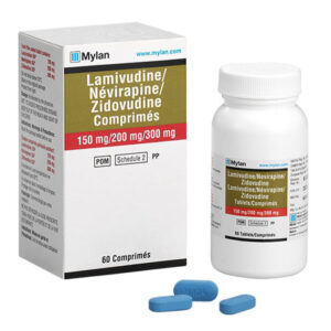Thuốc kháng virus Mylan Lamivudine Nevirapine Zidovudine 150mg/200mg/300mg 60 viên