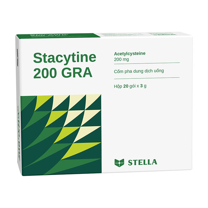 Stacytine 200mg Stella 4 vỉ x 4 viên