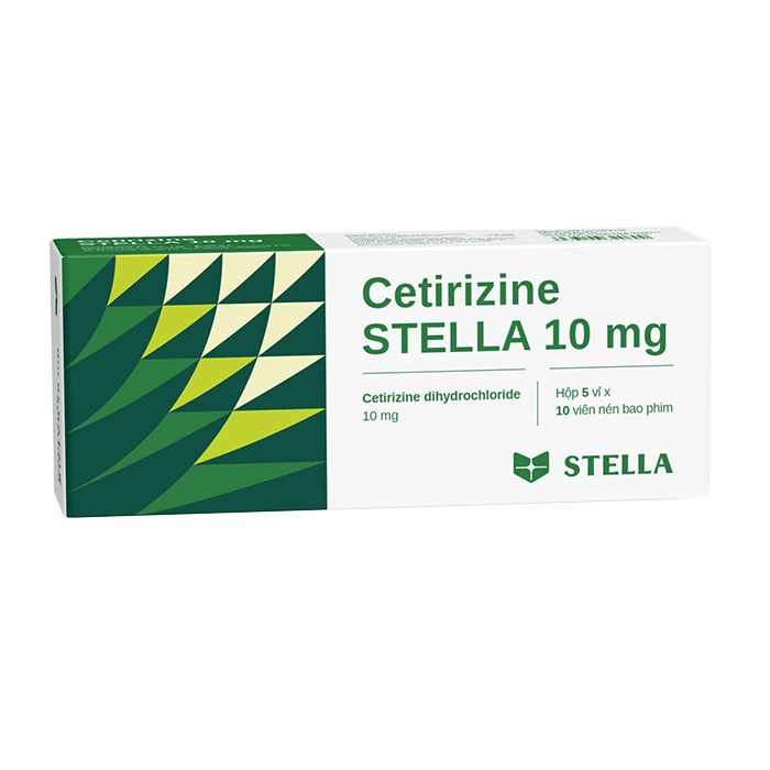 Cetirizine Stella 10mg 5 vỉ x 10 viên