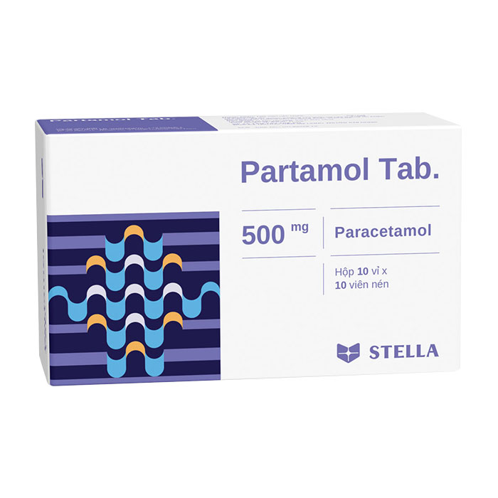 Partamol Tab. 500mg Stella 10 vỉ x 10 viên