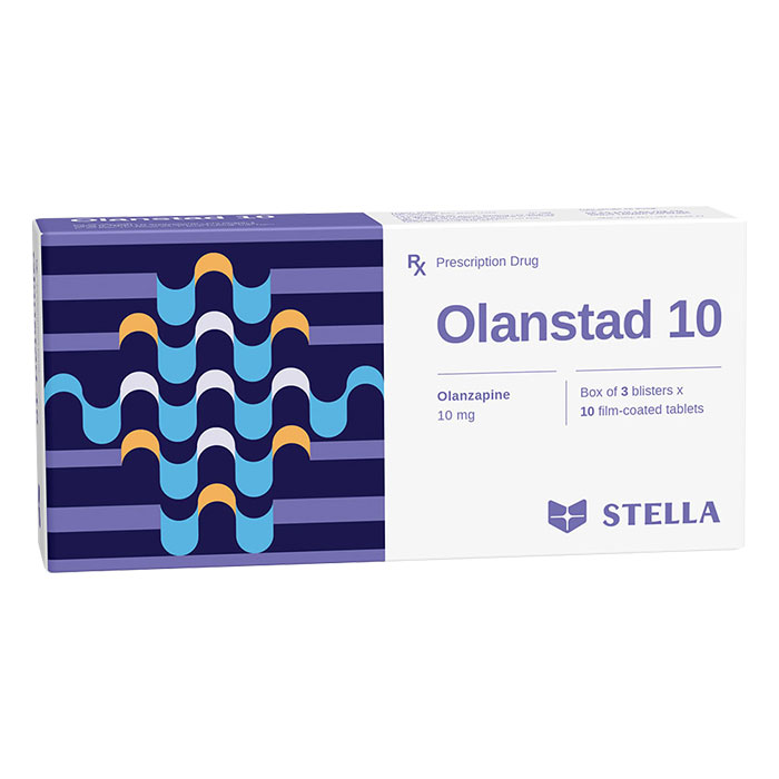 Olanstad 10mg Stella 3 vỉ x 10 viên