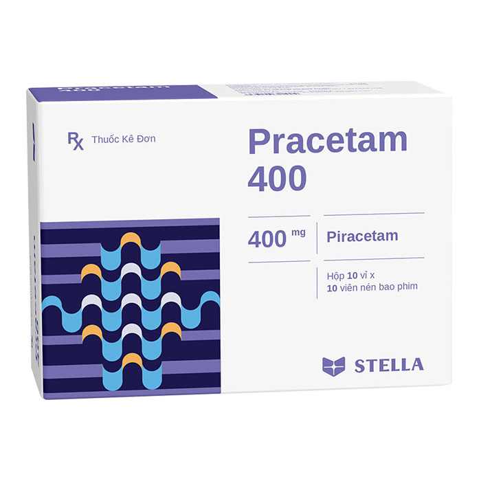 Pracetam 400mg Stella 10 vỉ x 10 viên