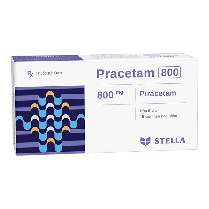 Pracetam 800mg Stella 6 vỉ x 15 viên