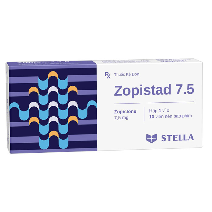 Zopistad 7.5mg Stella 1 vỉ x 10 viên