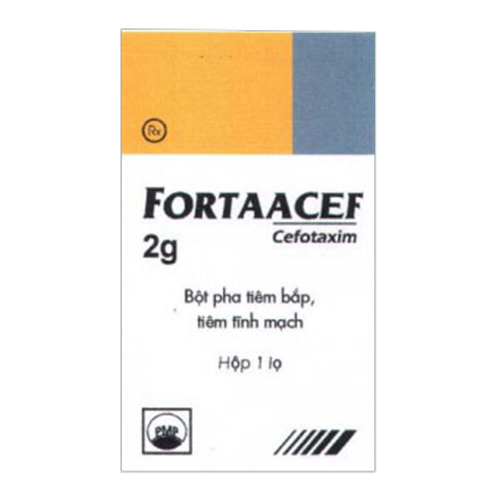 Thuốc kháng sinh PMP Fortaacef 2g 1 Lọ