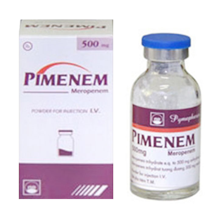 Thuốc kháng sinh PMP Pimenem 500mg 1 Lọ