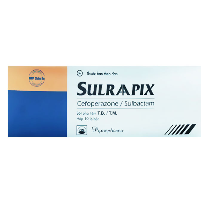 Thuốc kháng sinh PMP Sulraapix 10 Lọ