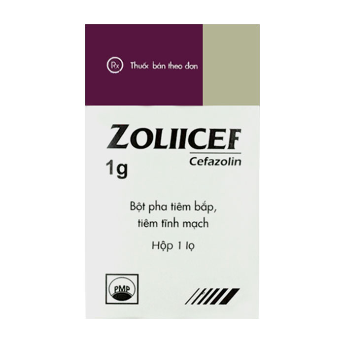 Thuốc kháng sinh PMP Zoliicef 1g 1 Lọ