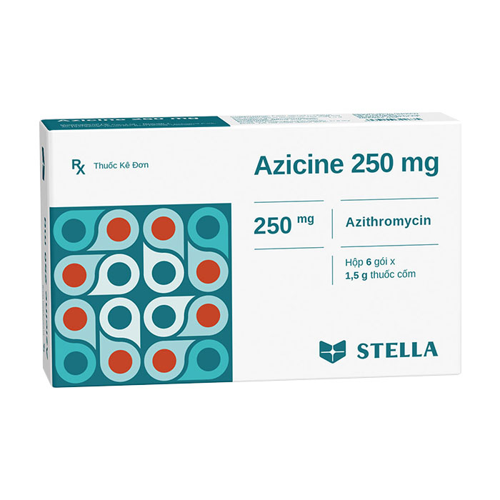 Azicine 250mg Stella 1 vỉ x 6 viên