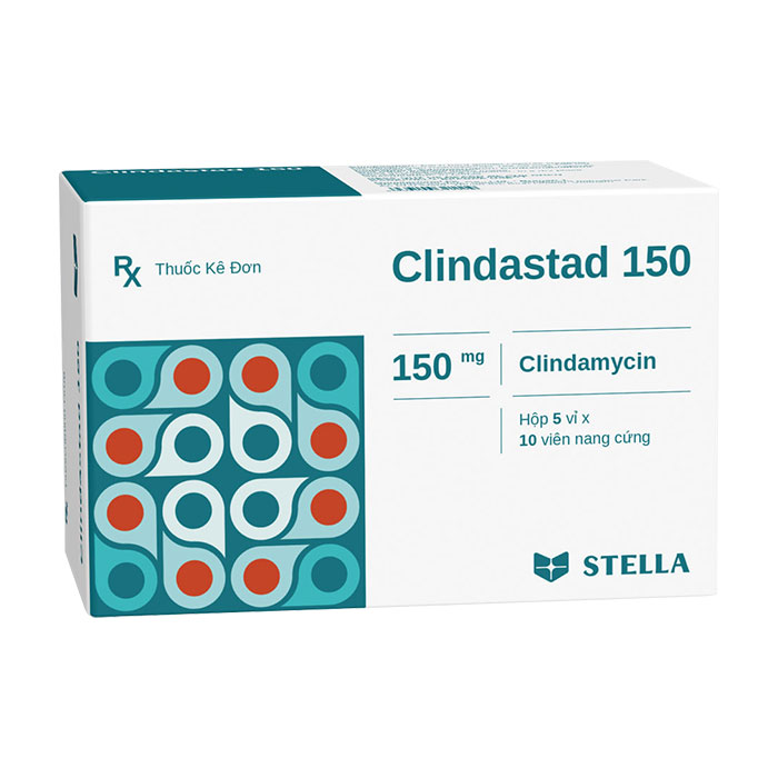 Clindastad 150mg Stella 5 vỉ x 10 viên