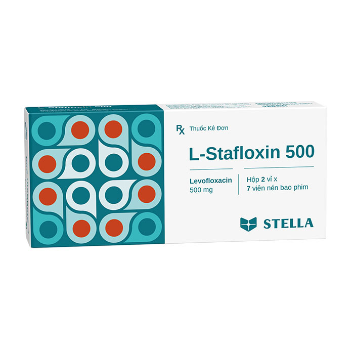 L-Stafloxin 500mg Stella 2 vỉ x 7 viên
