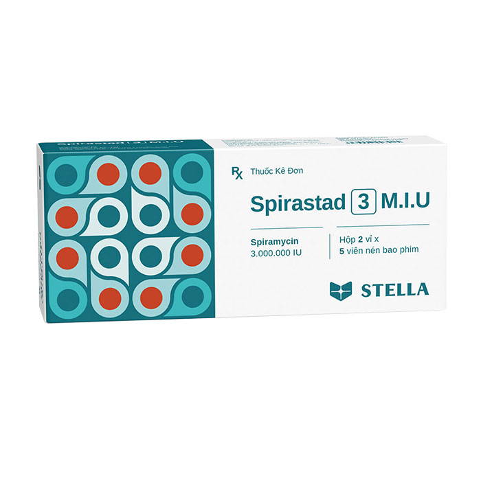 Spirastad 3 M.I.U Stella 2 vỉ x 5 viên