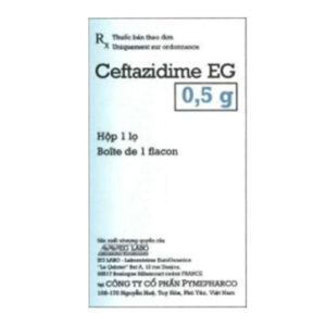 Thuốc kháng virus PMP Ceftazidime EG Enfants Et Nourrissons 0.5g 1 Lọ