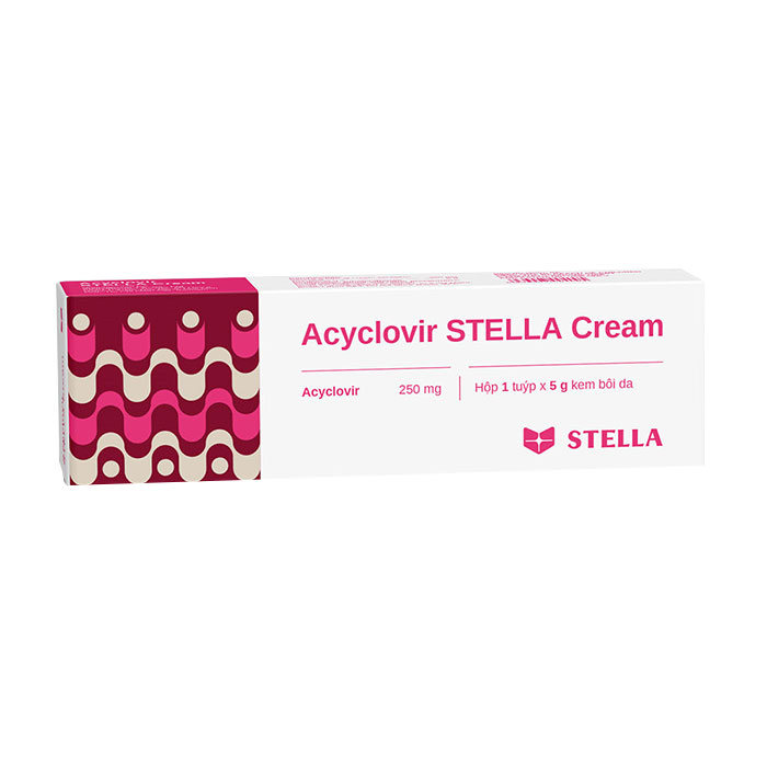 Acyclovir Stella Cream 250mg 5g - Kem bôi