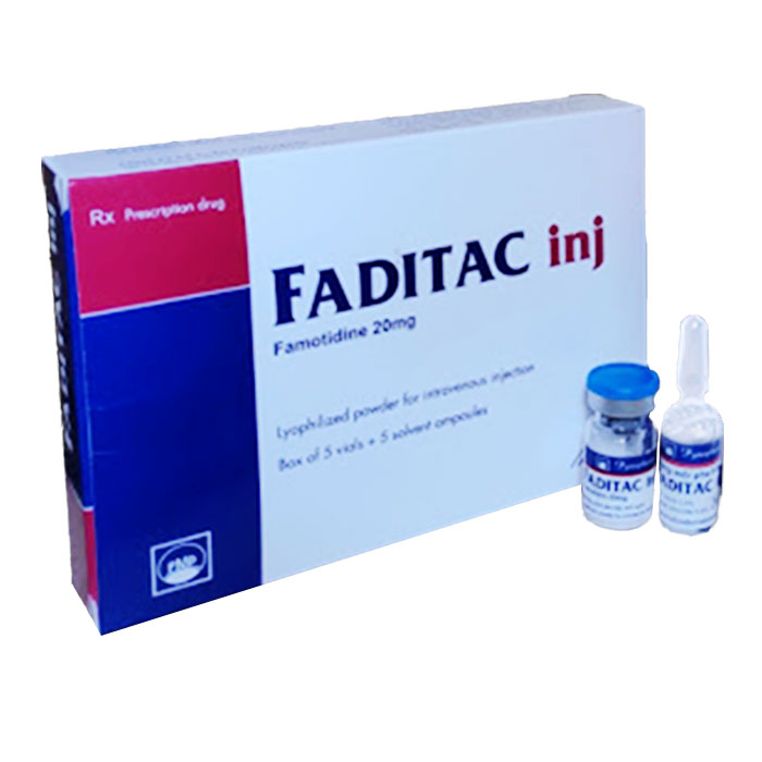Thuốc PMP Faditac Inj 20mg 5 lọ + 5 ống