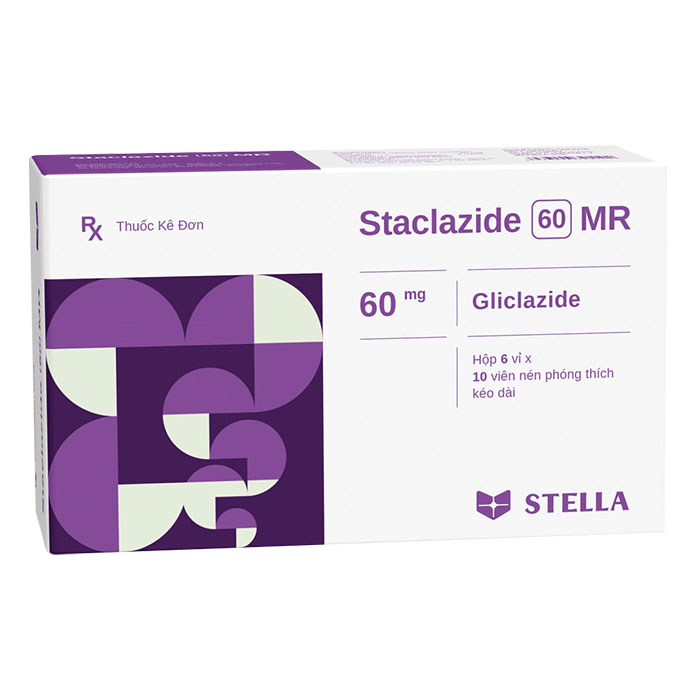 Staclazide 60 MR Stella 6 vỉ x 10 viên