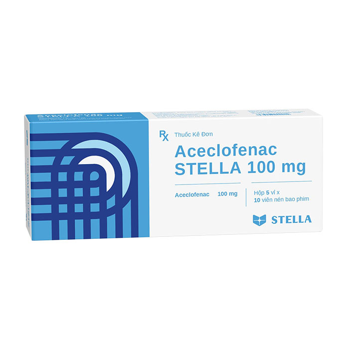 Aceclofenac Stella 100mg 5 vỉ x 10 viên