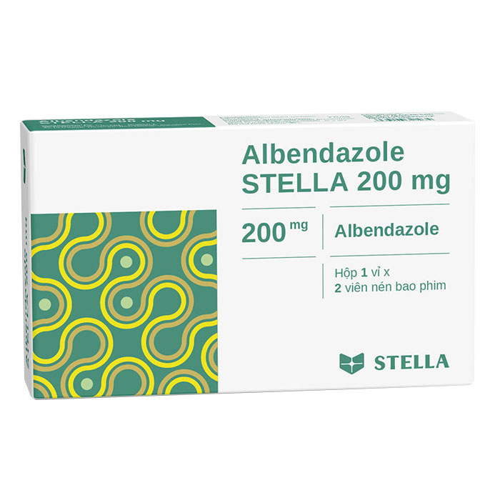 Albendazol Stella 200mg 2 Viên