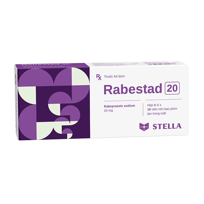 Rabestad 20mg Stella 3 vỉ x 10 viên