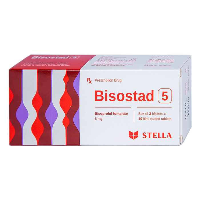Bisostad 5mg Stella 3 vỉ x 10 viên