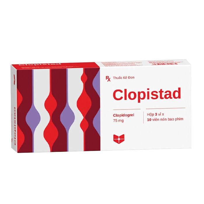 Clopistad 75mg Stella 3 vỉ x 10 viên