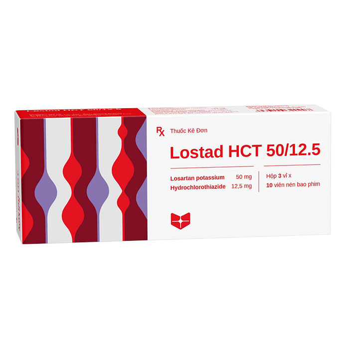Lostad HCT 50/12.5 Stella 3 vỉ x 10 viên