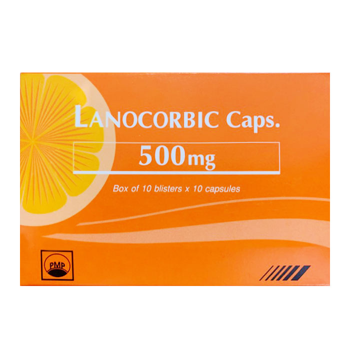 Thuốc PMP Lanocorbic Caps 500mg 100 Viên
