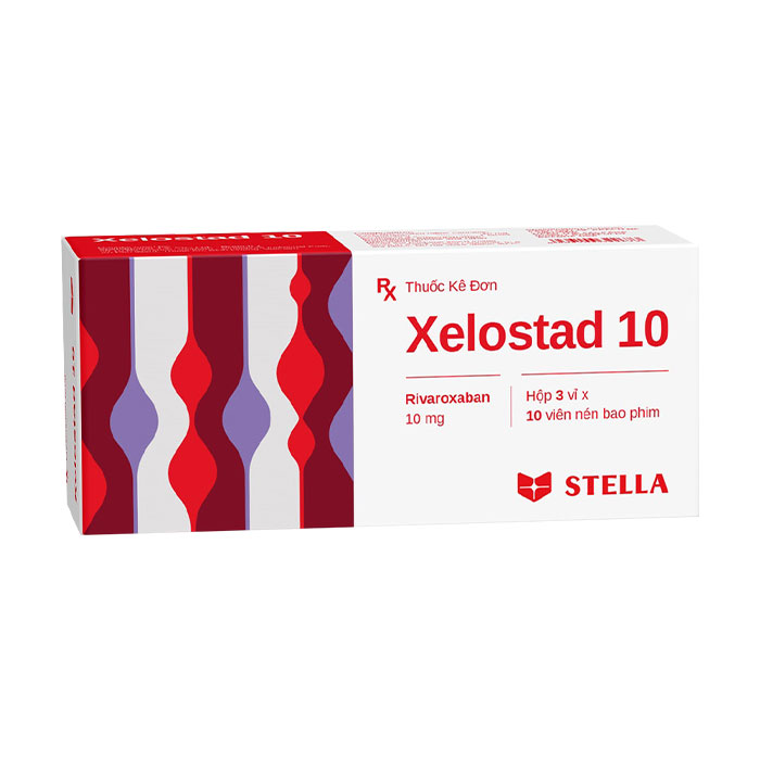 Xelostad 10mg Stella 3 vỉ x 10 viên