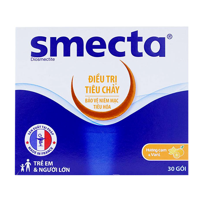 Smecta Hương cam & Vani Ipsen 30 gói x 3g