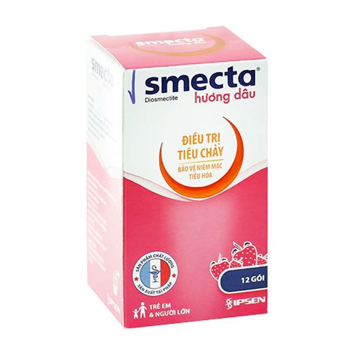 Smecta Go Hương dâu Ipsen 12 gói