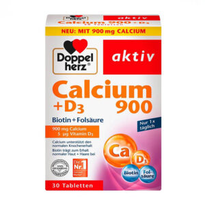 Doppelherz Calcium + D3 900mg 3 vỉ x 10 viên