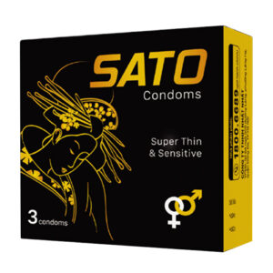 Sato Nhất Nhất 3 cái - Bao cao su siêu mỏng