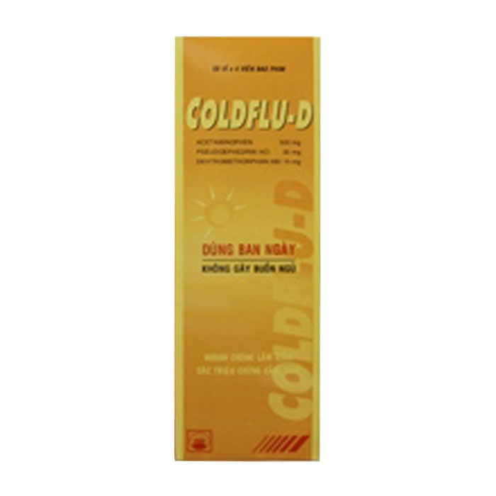 Coldflu-D PMP 50 vỉ x 4 viên