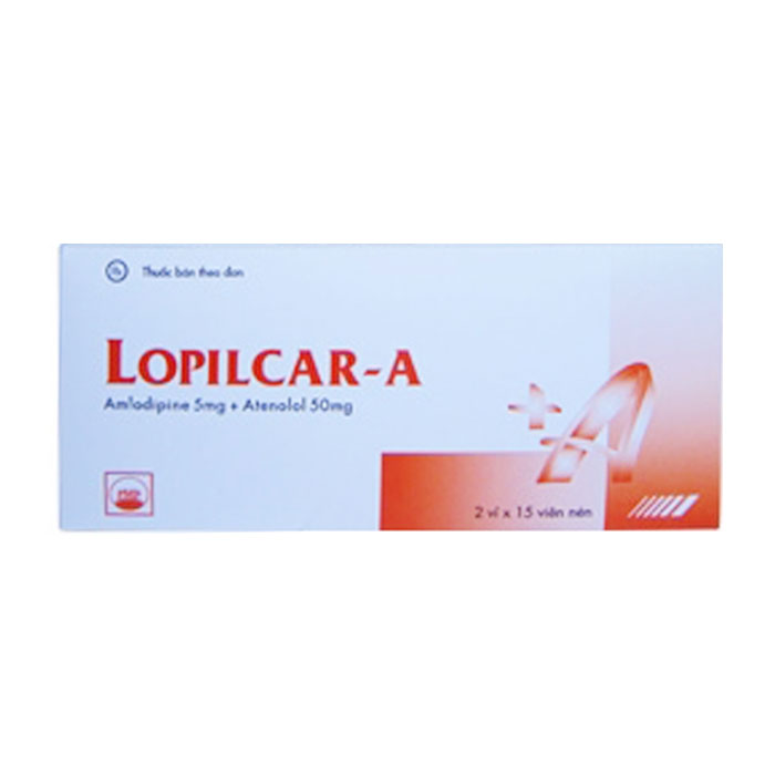 Lopilcar-A PMP 2 vỉ x 15 viên