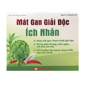 Mát gan giải độc ích nhân Nam Dược 4 vỉ x 5 ống bẻ - Dung dịch bổ gan