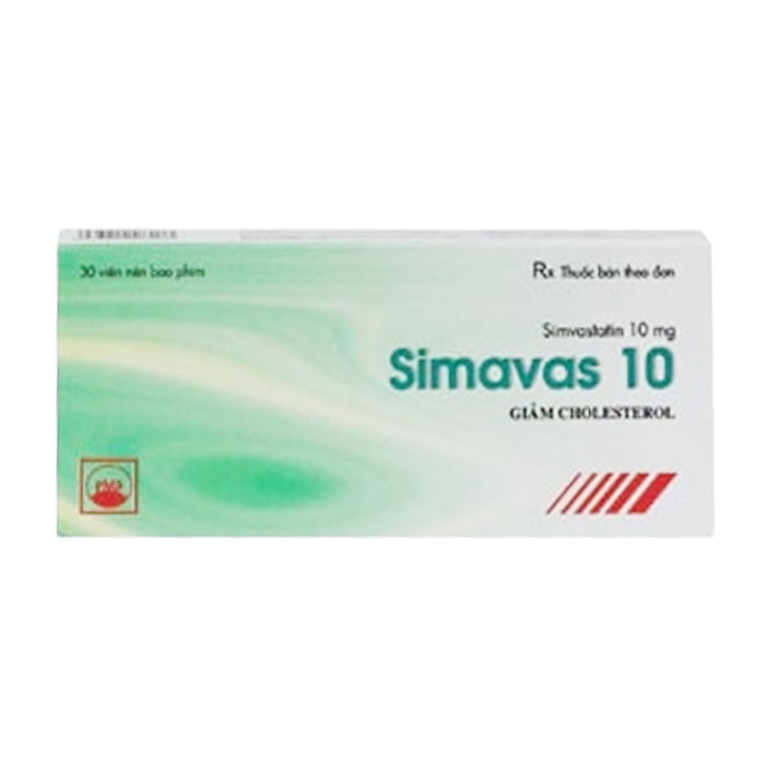Simavas 10 PMP 3 vỉ x 10 viên