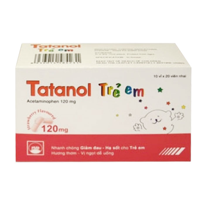 Tatanol Trẻ Em PMP 10 vỉ x 20 viên