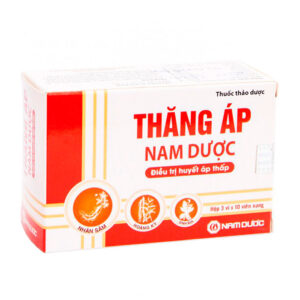 Thăng áp Nam Dược 3 vỉ x 10 viên - Viên uống hỗ trợ điều trị huyết áp thấp